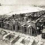 Sempre al 1926 risale una proposta a dir poco �estrema� fatta dall�architetto Aldo Forcignan� e dall�ingegnere Gaetano Palmiotto, la quale prevedeva la completa demolizione della citt� vecchia. Il resto del borgo sarebbe stato sostituito da edifici residenziali disposti a scacchiera come nel murattiano e da un�immensa galleria in ferro e vetro affacciata su corso Vittorio Emanuele